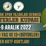 KKTF 2022 KTSYD MASTERLER KUPASI İÇİN ÖNEMLİ DUYURU!!!