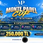 MONTE PADEL CUP KAYITLARI BAŞLADI